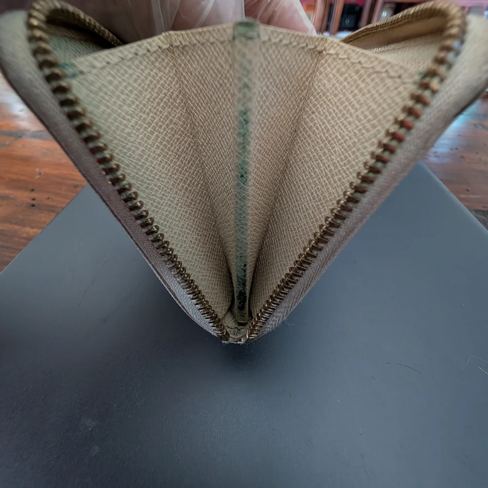 Louis Vuitton Damier Azur Canvas Zippy Coin Purse